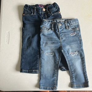 Baby Girl Skinny Jean Bundle, Size 12-18m